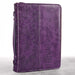 Faith Purple Faux Leather Fashion Bible Cover - Hebrews 11:1 - Pura Vida Books