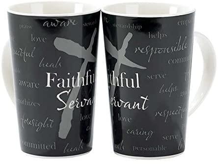 Faithful Servant Black with Gray Cross - Pura Vida Books