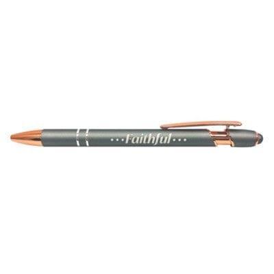 Faithful Stylus Pen, Grey - Pura Vida Books