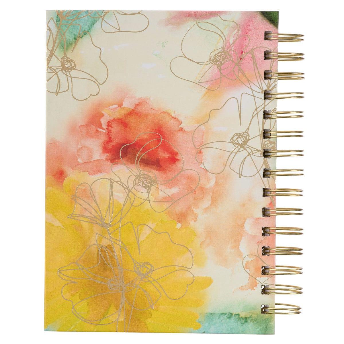 Faithfulness Pastel Meadow Wirebound Journal - Pura Vida Books