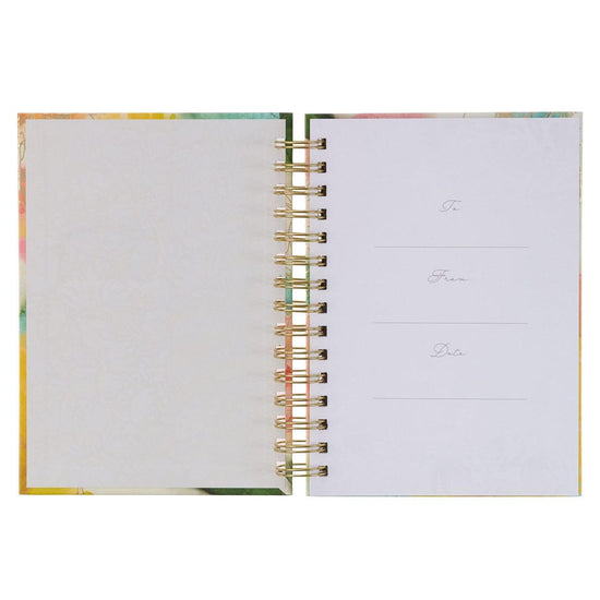 Faithfulness Pastel Meadow Wirebound Journal - Pura Vida Books