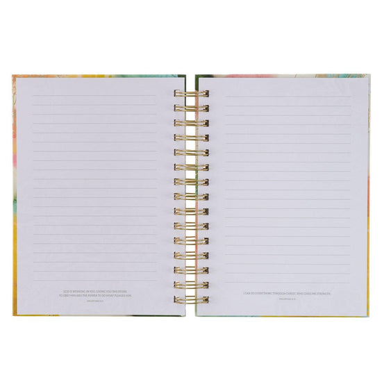 Faithfulness Pastel Meadow Wirebound Journal - Pura Vida Books