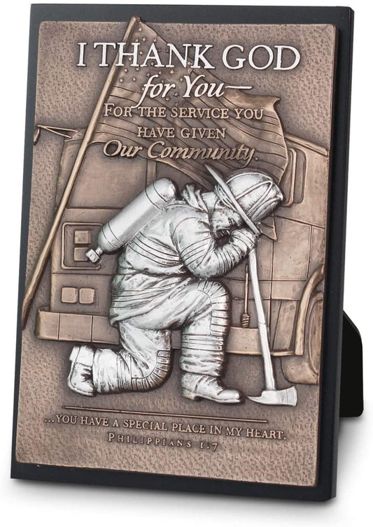 Faro Momentos de fe - I THANK GOD for you – Placa de servicio - Pura Vida Books