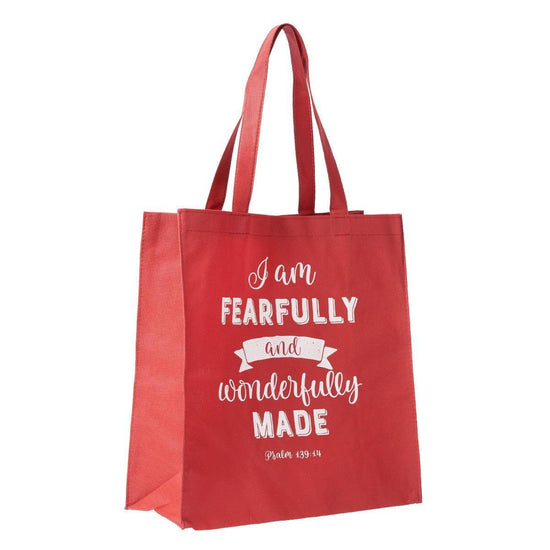 Fearfully And Wonderfully Made Tote Bag - Psalm 139:14 - Pura Vida Books