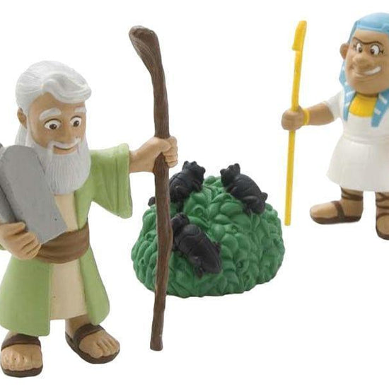 Figura de Juguete Moisés y las 10 plagas - Pura Vida Books