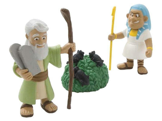 Figura de Juguete Moisés y las 10 plagas - Pura Vida Books