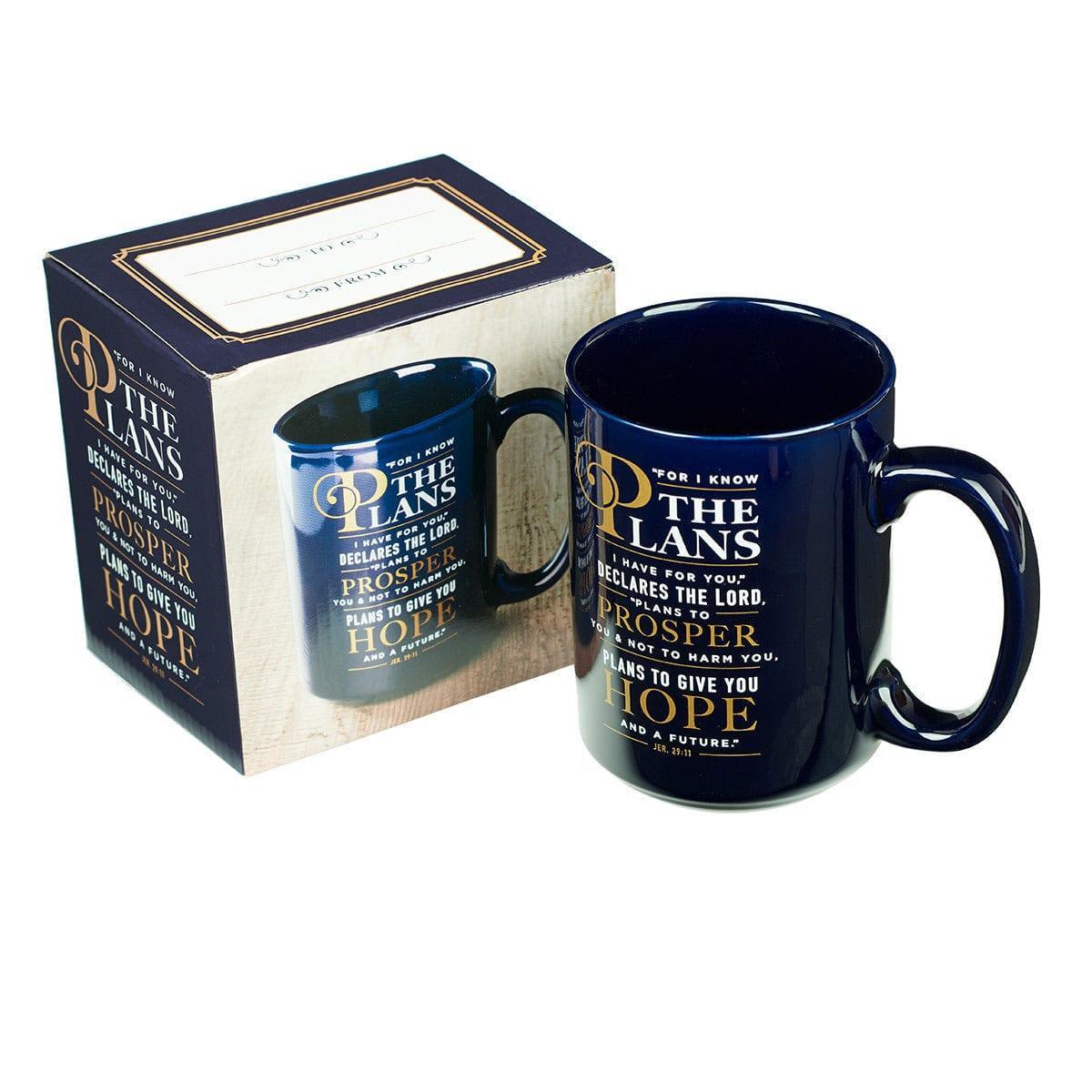 For I Know the Plans Coffee Mug - Jeremiah 29:11 - Pura Vida Books