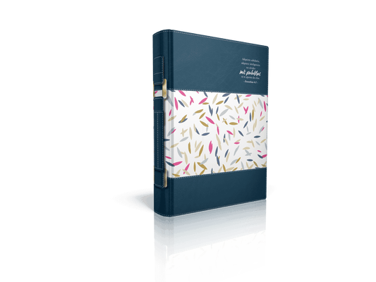 Forro de Biblia - Navy Mis Palabras - Pura Vida Books