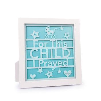 Frame - For This Child I Prayed - Pura Vida Books