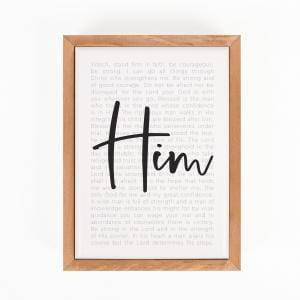 FRAMED ART- Him - Pura Vida Books