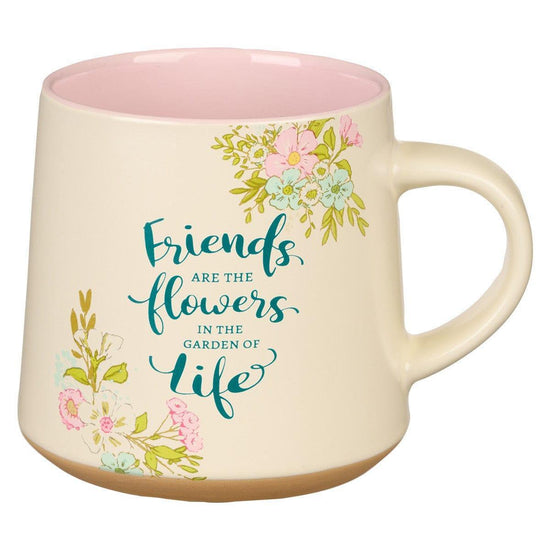 Friends Ceramic Coffee Mug With Clay-dipped Base - Pura Vida Books