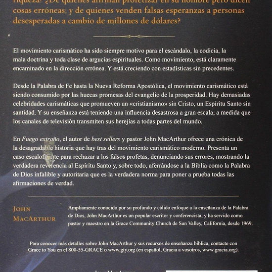 Fuego extraño - John McArthur - Pura Vida Books