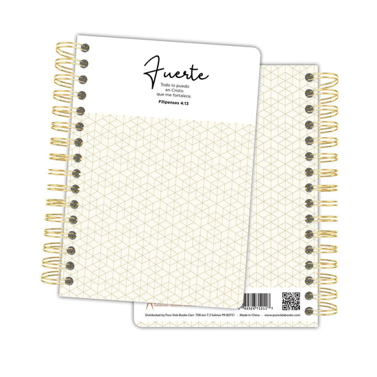 Fuerte - Libretas Lineas & Flores - Pura Vida Books