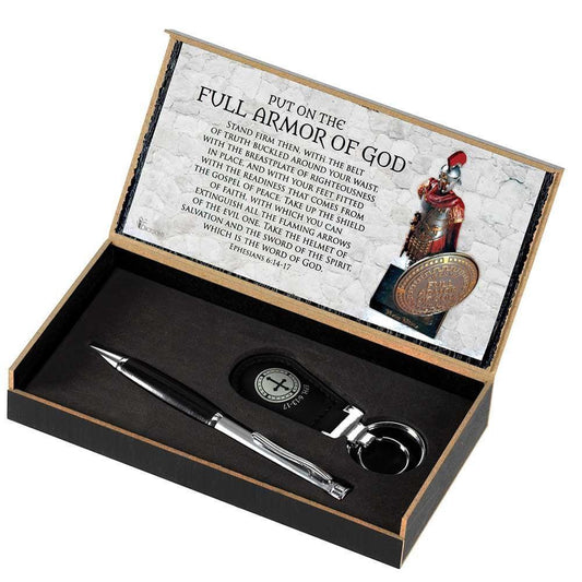 Full Armor of God Pen Keyring Set - Pura Vida Books