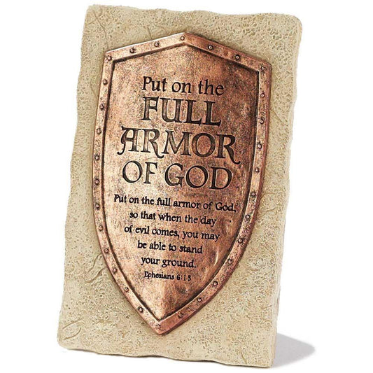 Full Armor Tabletop Plaque - Pura Vida Books