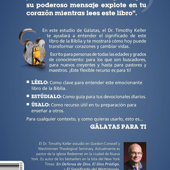 Gálatas para Ti - Timothy Keller - Pura Vida Books