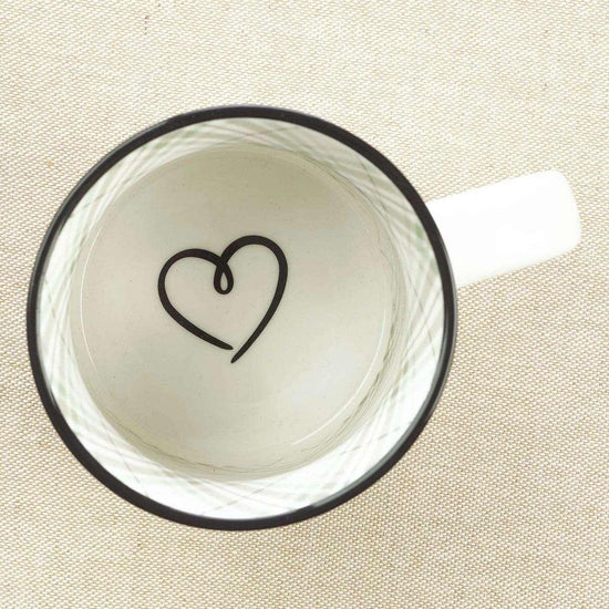 Gather Here With A Grateful Heart Camp-Style Ceramic Mug - Pura Vida Books