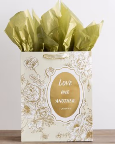 Gift Bag-Specialty-Wedding-Love One Another-1 John 4:7-Large