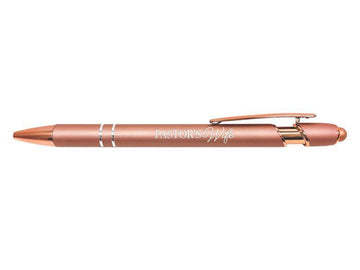 Gift Pen Soft Touch Pastor’s Wife Rose Gold - Pura Vida Books