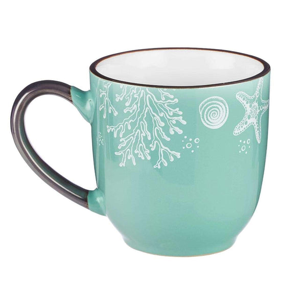 Give You Rest Coffee Mug in Sea Foam Green - Matthew 11:28 - Pura Vida Books