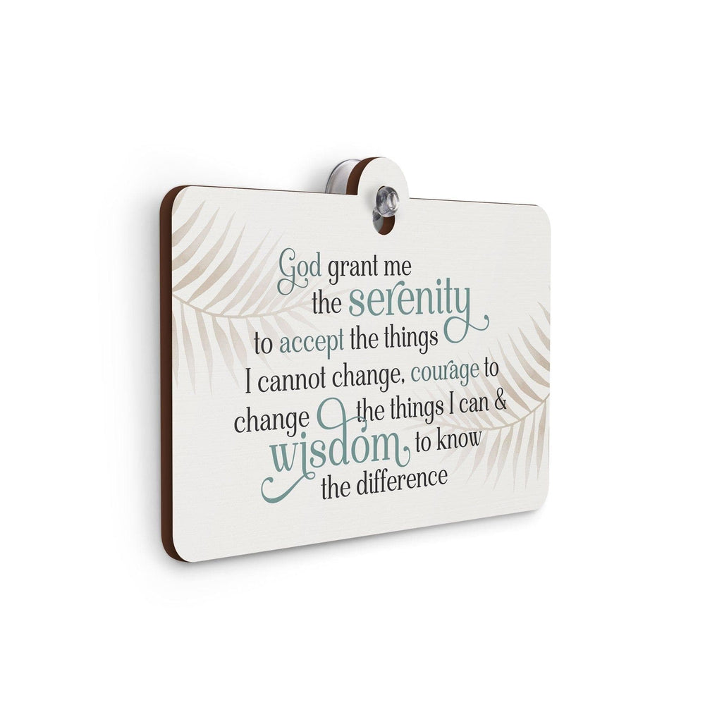 God Grant Me The Serenity To Accept The Things I Cannot Change Suction Sign - Pura Vida Books