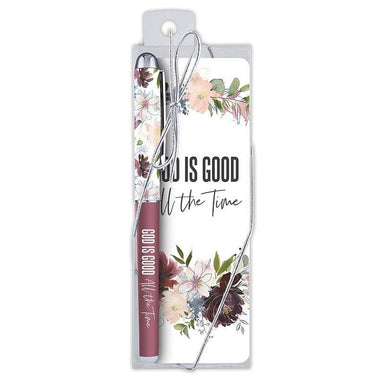 God is Good All the Time Gift Pen with Bookmark - Pura Vida Books