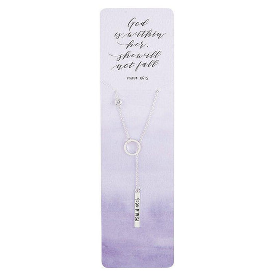 God is Within Her Lariat Necklace - Pura Vida Books