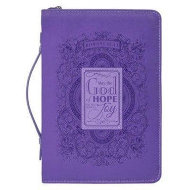 God of Hope Bible Cover, Purple - Pura Vida Books