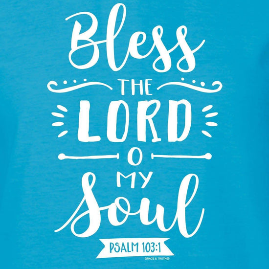 grace & truth Womens Hooded T-Shirt Bless The Lord - Pura Vida Books