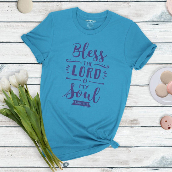 grace & truth Womens T-Shirt Bless The Lord - Pura Vida Books