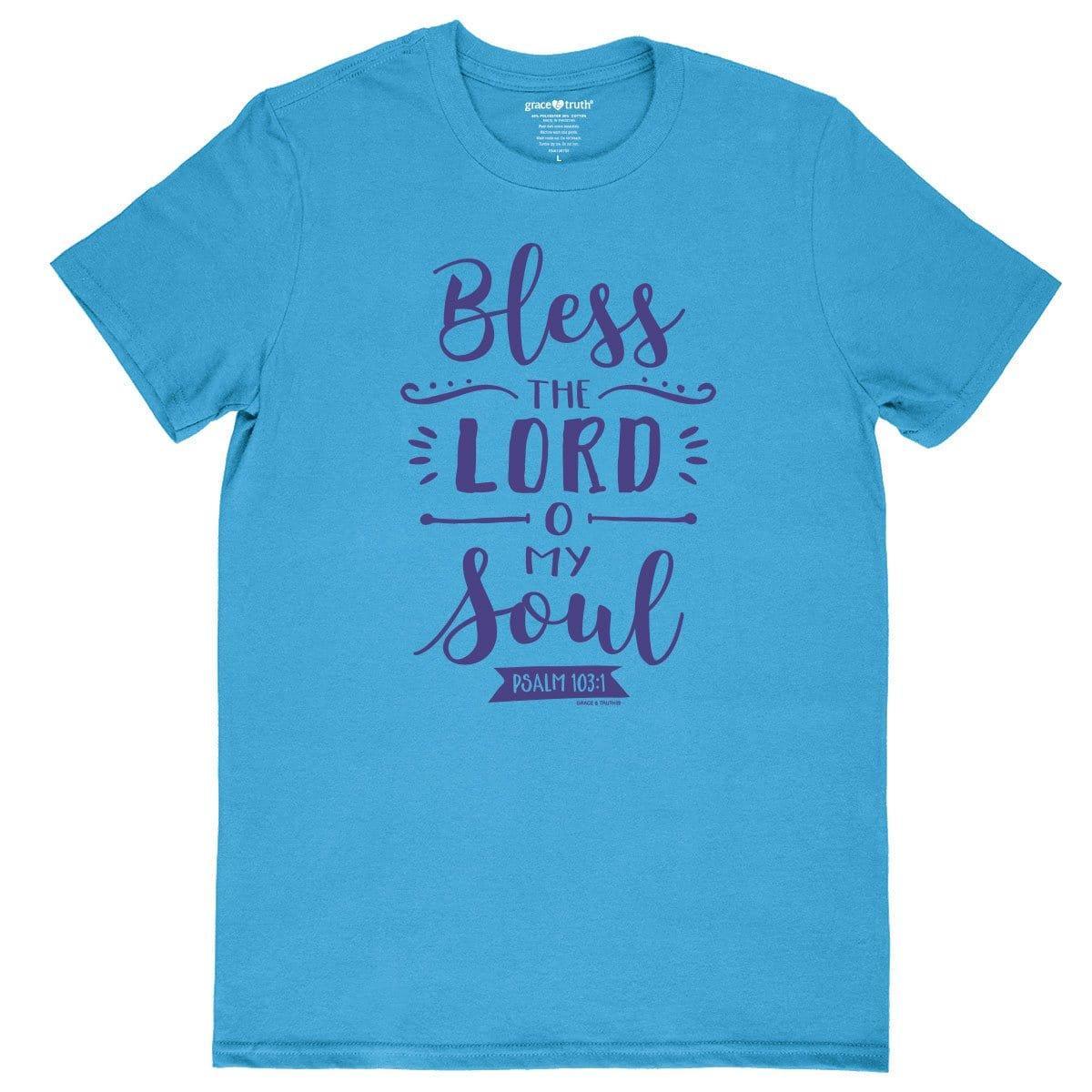 grace & truth Womens T-Shirt Bless The Lord - Pura Vida Books