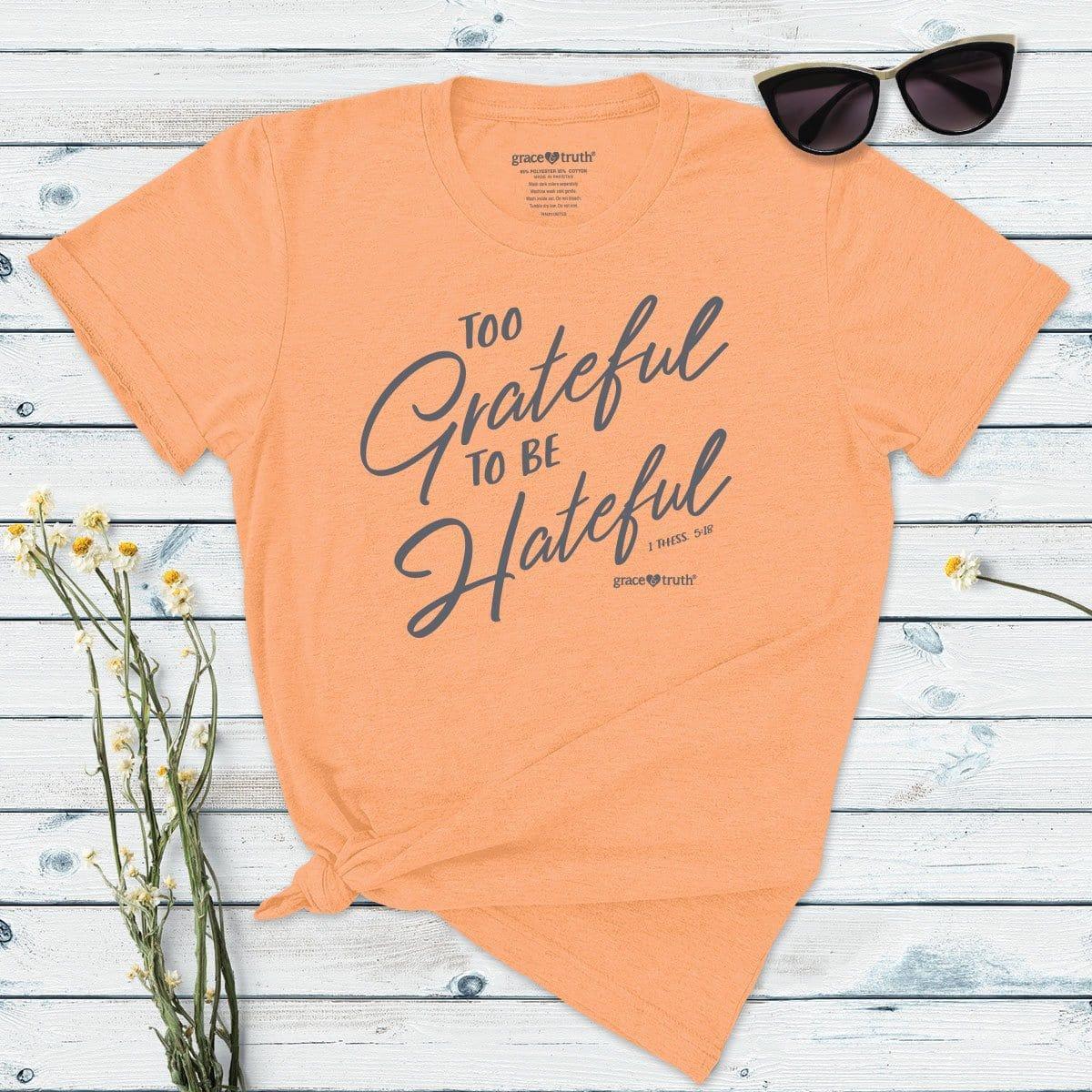 grace & truth Womens T-Shirt Grateful - Pura Vida Books