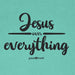 grace & truth Womens T-Shirt Jesus Over Everything - Pura Vida Books