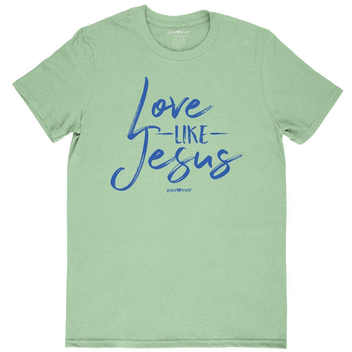 grace & truth Womens T-Shirt Love Like Jesus - Pura Vida Books