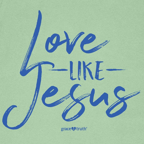 grace & truth Womens T-Shirt Love Like Jesus - Pura Vida Books