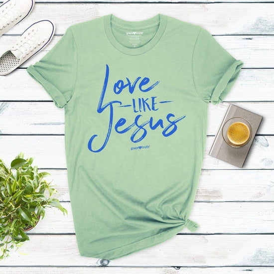 grace & truth Womens T-Shirt Love Like Jesus - Pura Vida Books