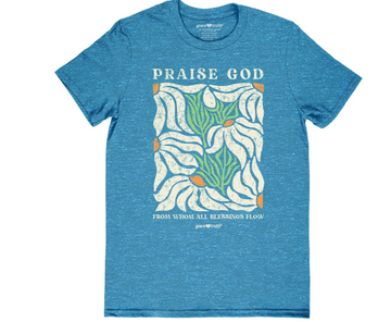 grace & truth Womens T-Shirt Praise God Flowers