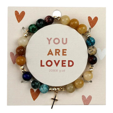 Grace & truth You Are Loved Keepsake Bracelet - Pura Vida Books