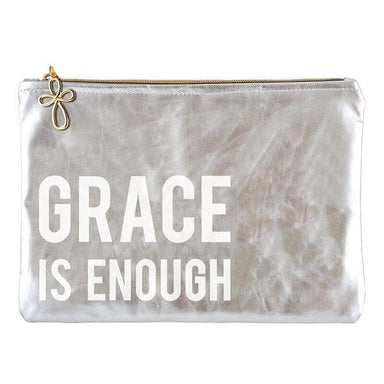 Grace is Enough Platinum Pouch - Pura Vida Books