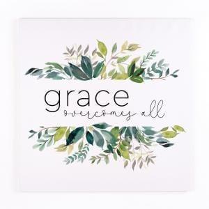 Grace Overcomes All Cuadro Canvas - Pura Vida Books