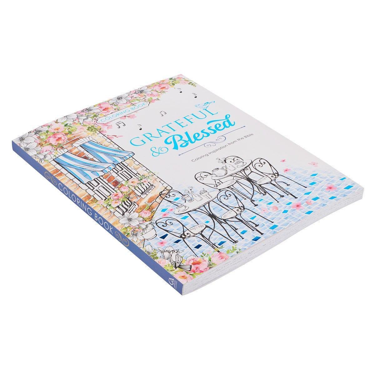 Grateful & Blessed Coloring Book - Pura Vida Books