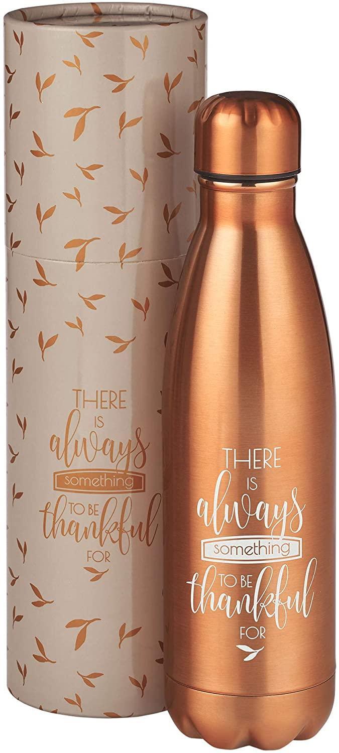 Grateful Bronze Stainless Steel Water Bottle - Pura Vida Books