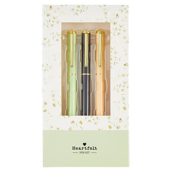 Gratitude 3pcs Pen Set - Pura Vida Books