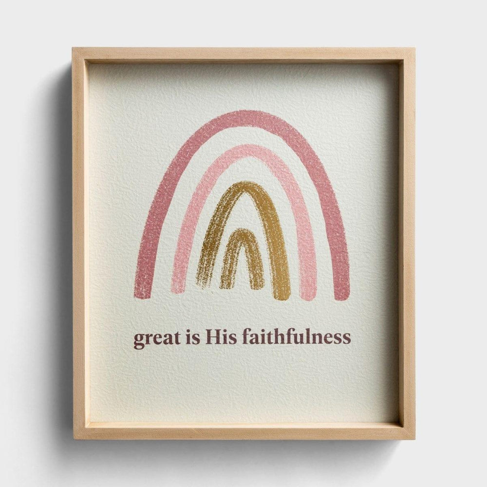 Great Is His Faithfulness - Framed Wall Art - Pura Vida Books