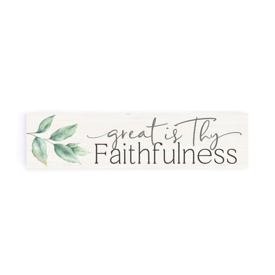 Great Is Thy Faithfulness Small Sign - Pura Vida Books