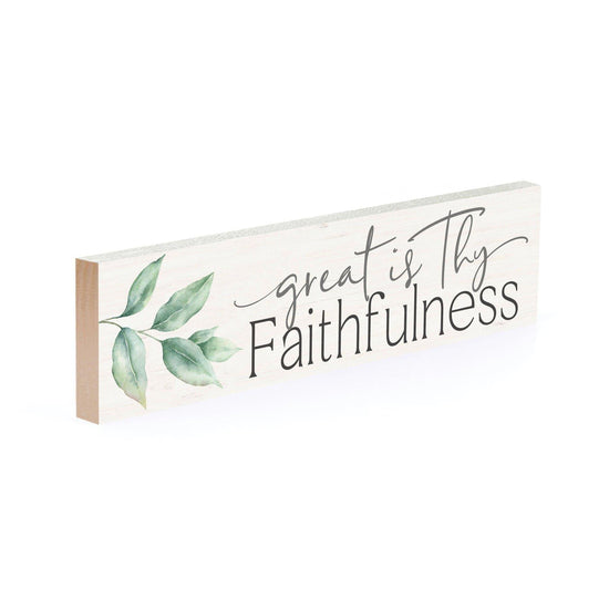 Great Is Thy Faithfulness Small Sign - Pura Vida Books