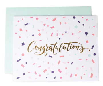 Greeting Card Congratulations  (Felicitaciones)