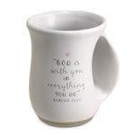 Handwarmer Mug Enjoy Today White 18 Oz - Pura Vida Books