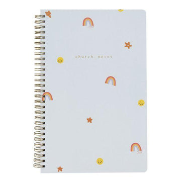 Happy Icons Church Notes Notebook - Pura Vida Books