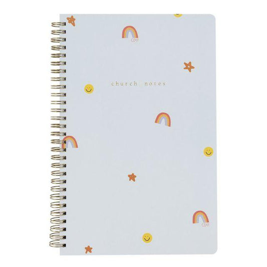 Happy Icons Church Notes Notebook - Pura Vida Books